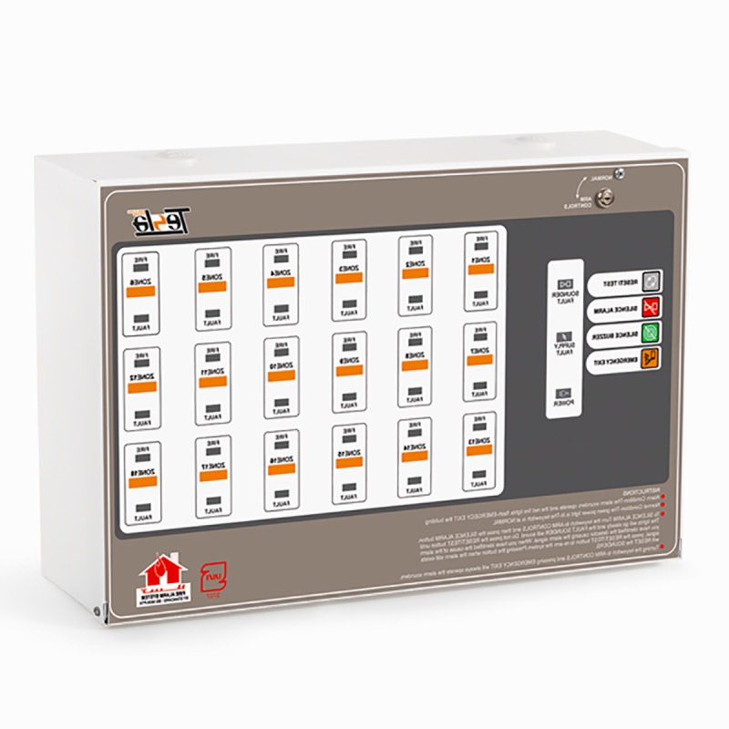 دستگاه اعلام حریق تسلا مدل 2 زون TCP-2 17 دستگاه اعلام حریق تسلا مدل 2 زون TCP-2