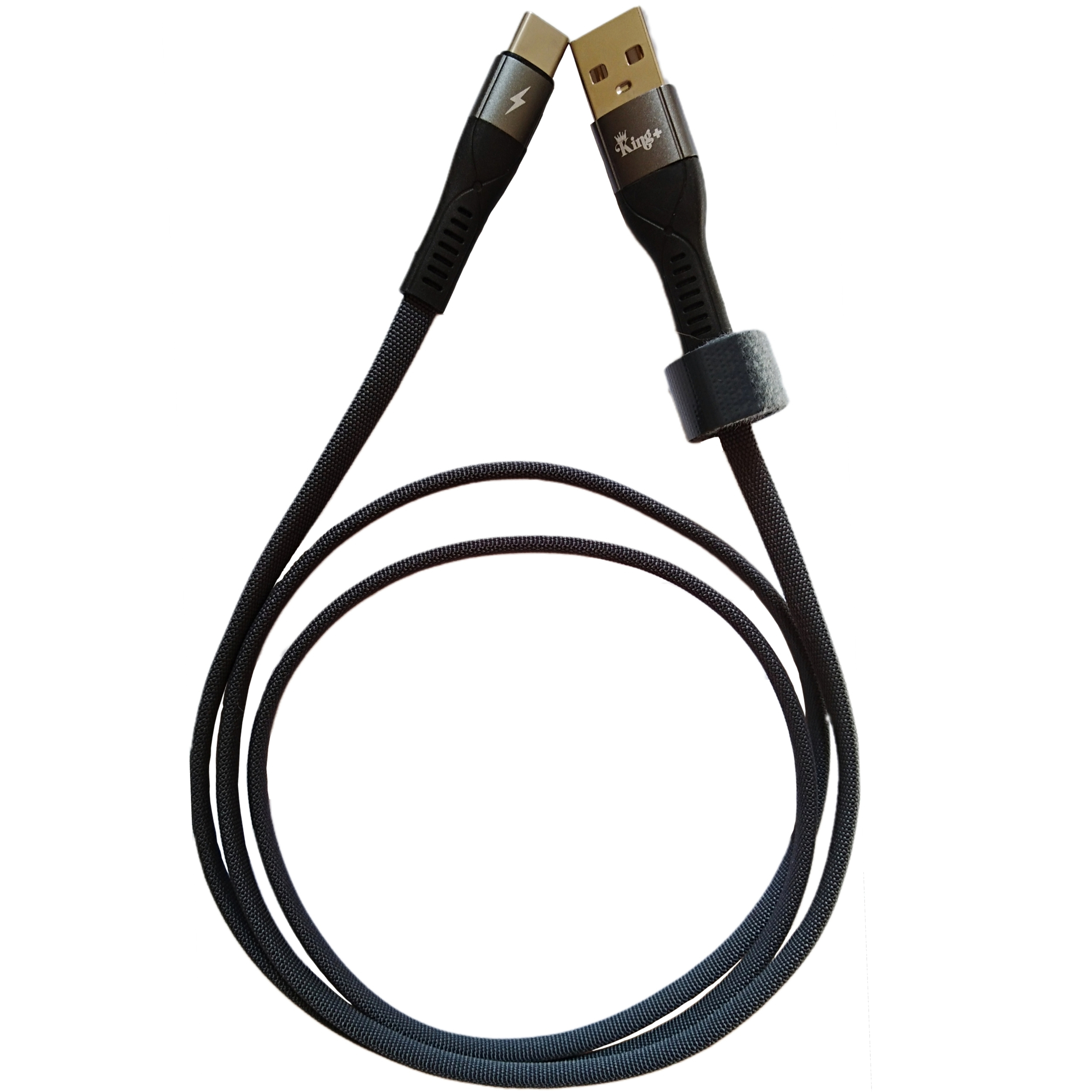 کابل تبدیل USB به USB-C کینگ پلاس مدل HK-23 طول 1 متر 6 کابل تبدیل USB به USB-C کینگ پلاس مدل HK-23 طول 1 متر