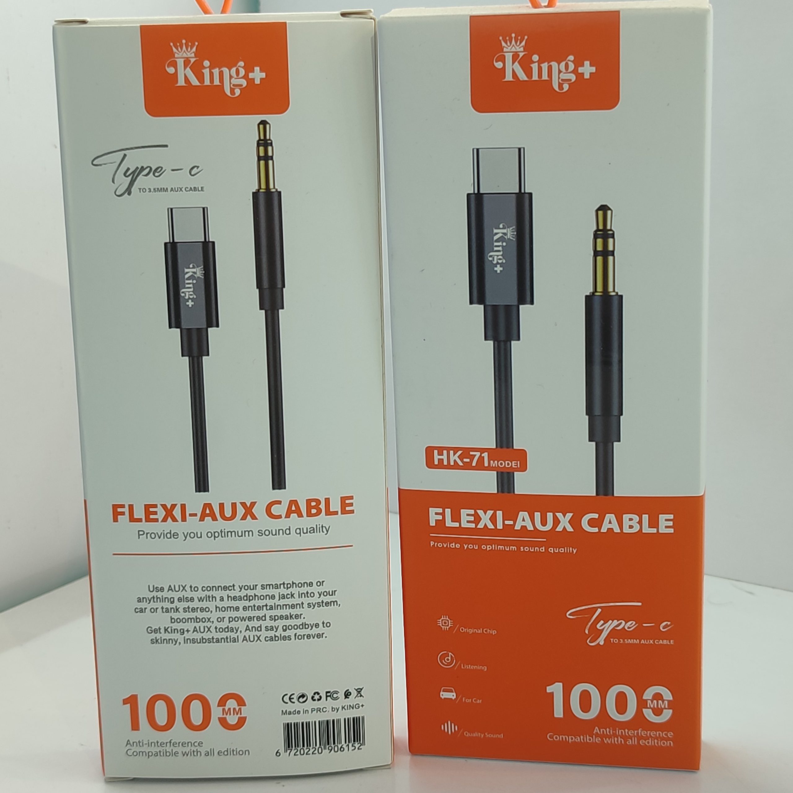 کابل AUX Type C کینگ پلاس HK-71